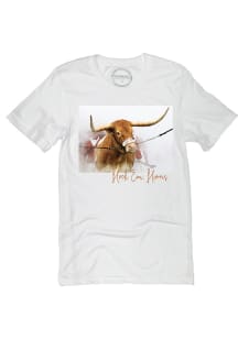 Texas Longhorns Womens White Stadium Short Sleeve T-Shirt