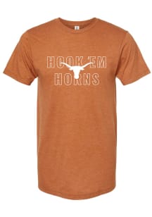 Texas Longhorns Womens Burnt Orange Outline Short Sleeve T-Shirt