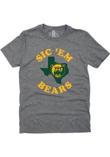 Baylor Bears Womens Grey State Short Sleeve T-Shirt