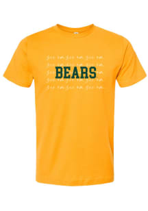 Baylor Bears Womens Gold Script Short Sleeve T-Shirt