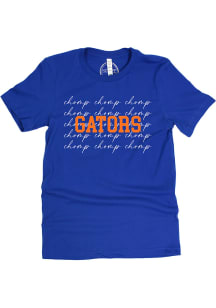 Florida Gators Womens Blue Script Short Sleeve T-Shirt