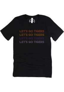 Clemson Tigers Womens Black Neon Nights Short Sleeve T-Shirt