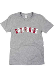 Arkansas Razorbacks Womens Grey Glory Days Short Sleeve T-Shirt
