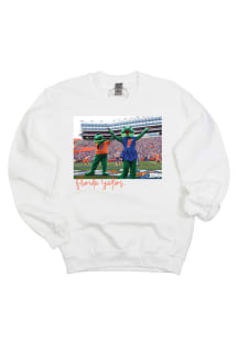 Florida Gators Womens White Stadium Crew Sweatshirt