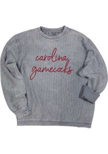 South Carolina Gamecocks Womens Grey Barcelony Crew Sweatshirt