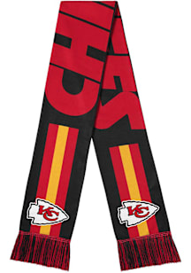 Forever Collectibles Kansas City Chiefs Nightwave Wordmark Mens Scarf
