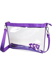 TCU Horned Frogs White Stadium Approved Clear Bag