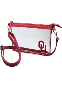 Oklahoma Sooners White Stadium Approved Clear Bag