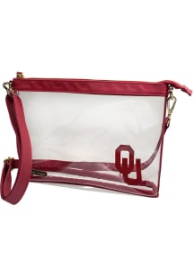 Oklahoma Sooners White Stadium Approved Clear Bag