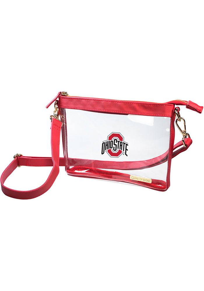 NCAA Ohio State Buckeyes Clear Carryall Crossbody Bag