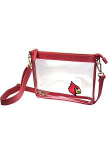 Louisville Cardinals Red Clear Small Clear Bag