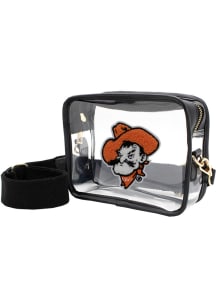 Oklahoma State Cowboys White Varsity Patch Clear Bag