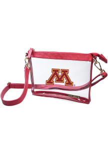 Small Minnesota Golden Gophers Clear Bag - Red