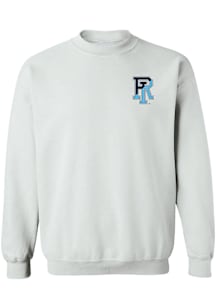 Vive La Fete Rhode Island Rams Womens White Impressions Crew Sweatshirt