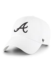47 Atlanta Braves Clean Up Adjustable Hat - White