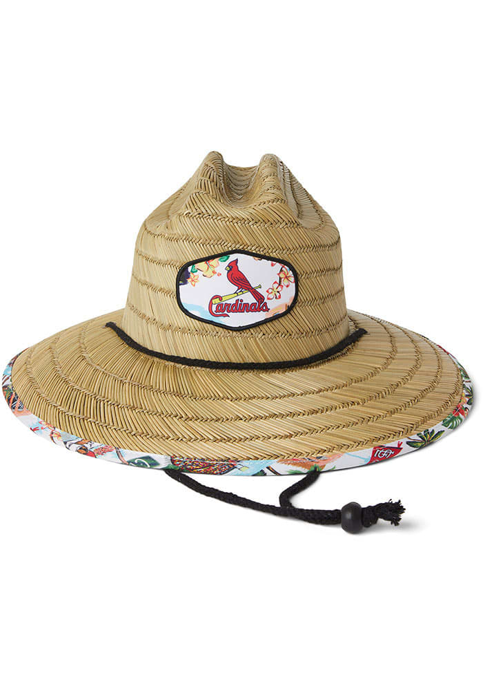 Louisville Cardinals Floral Straw Hat