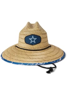 Reyn Spooner Dallas Cowboys Brown Scenic Straw Mens Bucket Hat