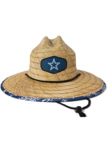 Reyn Spooner Dallas Cowboys Navy Blue Throwback Straw Mens Bucket Hat