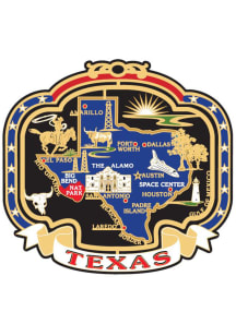 Texas Colored Map Ornament