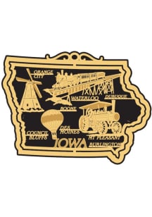 Iowa Landmarks Brass Ornament