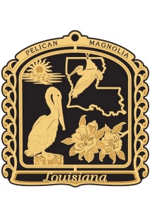 Louisiana State Bird/Flower Ornament