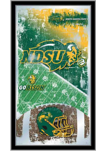 North Dakota State Bison Football Hanging Back Bar Mirror