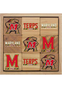 Maryland Terrapins 9 Piece Wooden Block Set Game