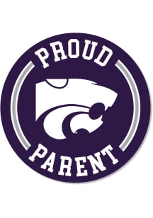 Purple K-State Wildcats 3 inch Proud Parent Decal