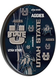 Utah State Aggies Printed Sign - Black