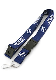 Tampa Bay Lightning Team Color Lanyard - Navy Blue