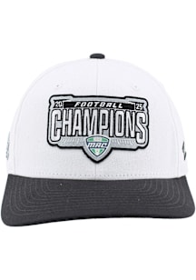 Zephyr Western Michigan Broncos 2025 MAC Football Champs LR Basis Adjustable Hat - White