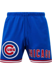 Pro Standard Chicago Cubs Mens Blue Logo Classic Shorts