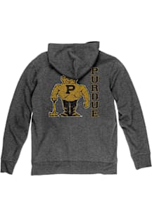 Blue 84 Purdue Boilermakers Mens Black Front Back Laguna Long Sleeve Full Zip Jacket