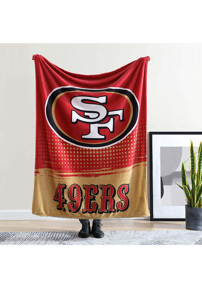 San Francisco 49ers Gradual 50x60 Fleece Blanket