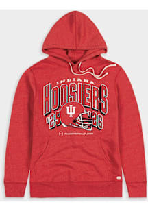 Homefield Indiana Hoosiers Mens Crimson Football 2025 CFP Bound Fashion Hood