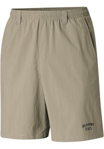 Columbia Oklahoma State Cowboys Mens Brown Heat Seal Backcast Shorts