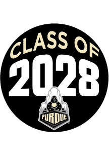 Black Purdue Boilermakers 3&quot; Class of 2028 Button