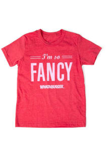 Whataburger So Fancy Youth Red Short Sleeve Fashion T-Shirt