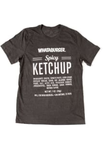 Whataburger Charcoal Spicy Ketchup Short Sleeve Fashion T Shirt