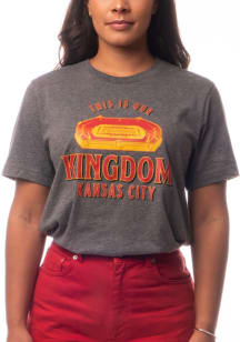 Cherry Sports Gear Kansas City Grey Our Kingdom MOSCA Short Sleeve Fashion T Shirt