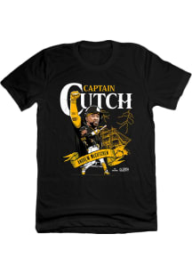 Andrew McCutchen Pittsburgh Pirates Black Captain Cutch Short Sleeve Fashion Player T Shirt