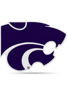 Purple K-State Wildcats Logo Shaped Pennant