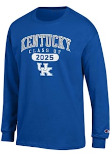 Champion Kentucky Wildcats Blue Class of 2025 Pill Jersey Long Sleeve T Shirt