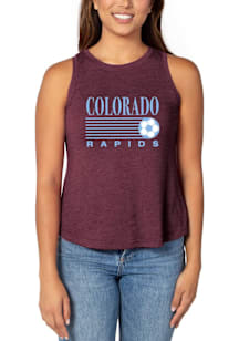 Colorado Rapids Womens Burgundy Swing Tank Top