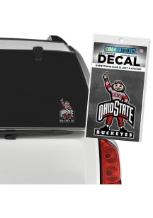 Red Ohio State Buckeyes Brutus Decal