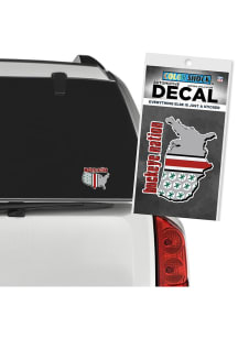 Red Ohio State Buckeyes Buckeye Nation Decal