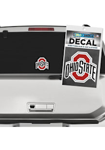 Ohio State Buckeyes Regular Athletic O Auto Decal - Red