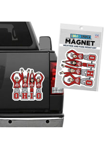Ohio State Buckeyes Cheering Fans Large Magnet