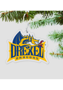 Navy Blue Drexel Dragons Mascot Ornament