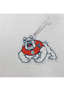 Ferris State Bulldogs Mascot Ornament - Yellow